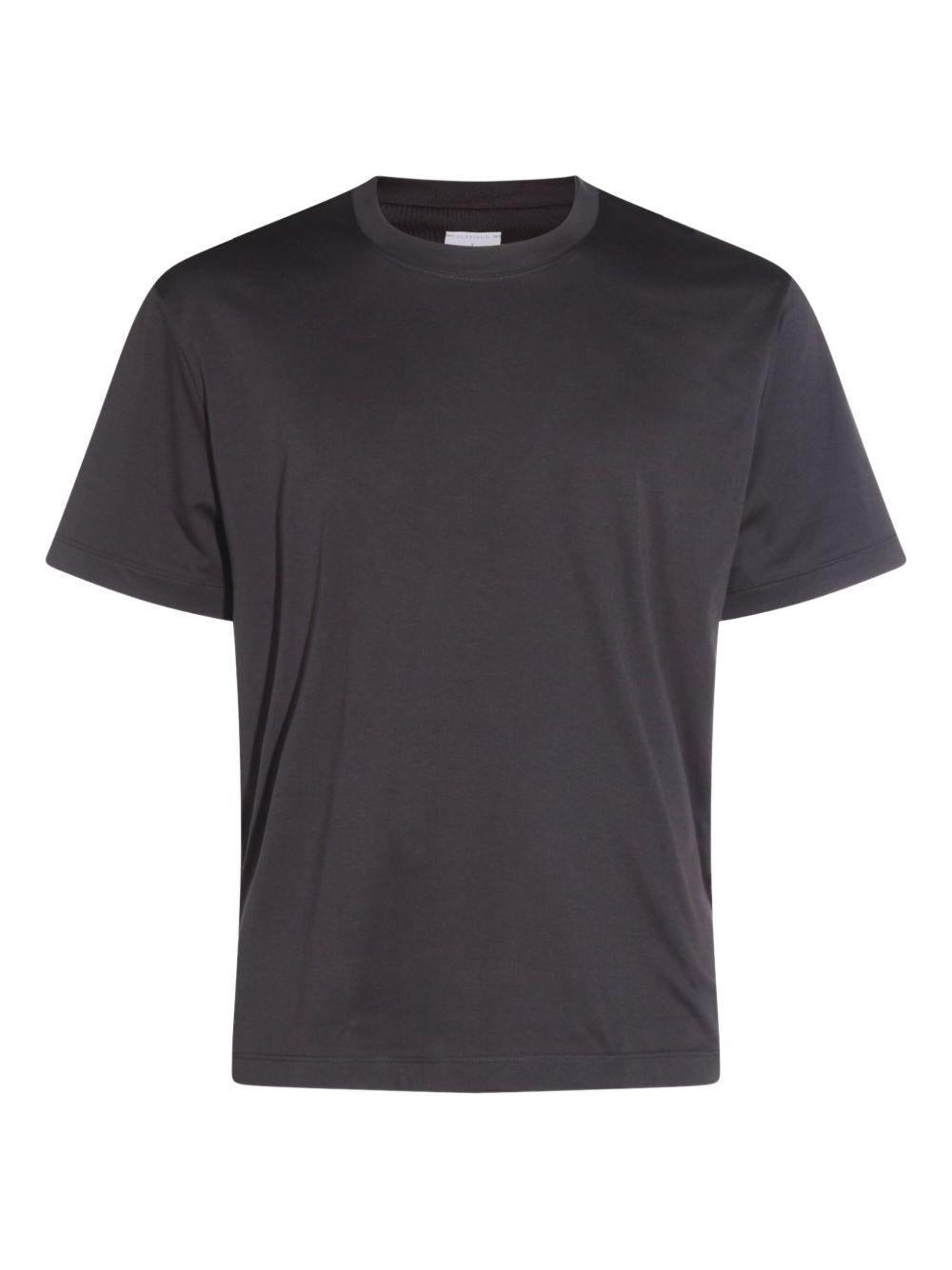 T-shirt girocollo nera 