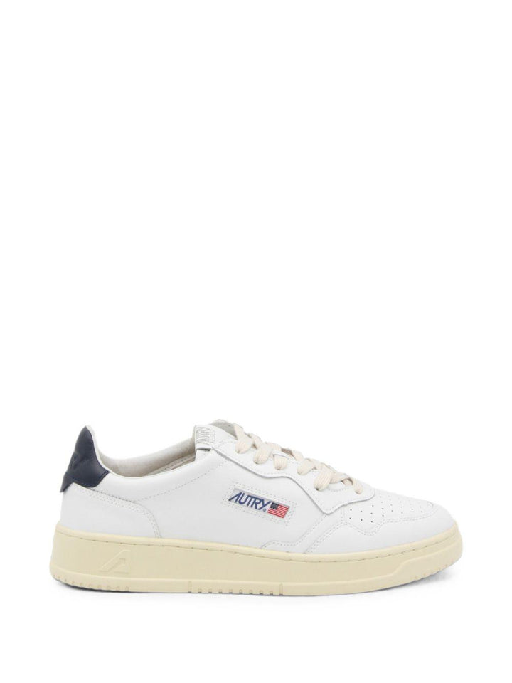 Sneakers white/space con applicazione logo 