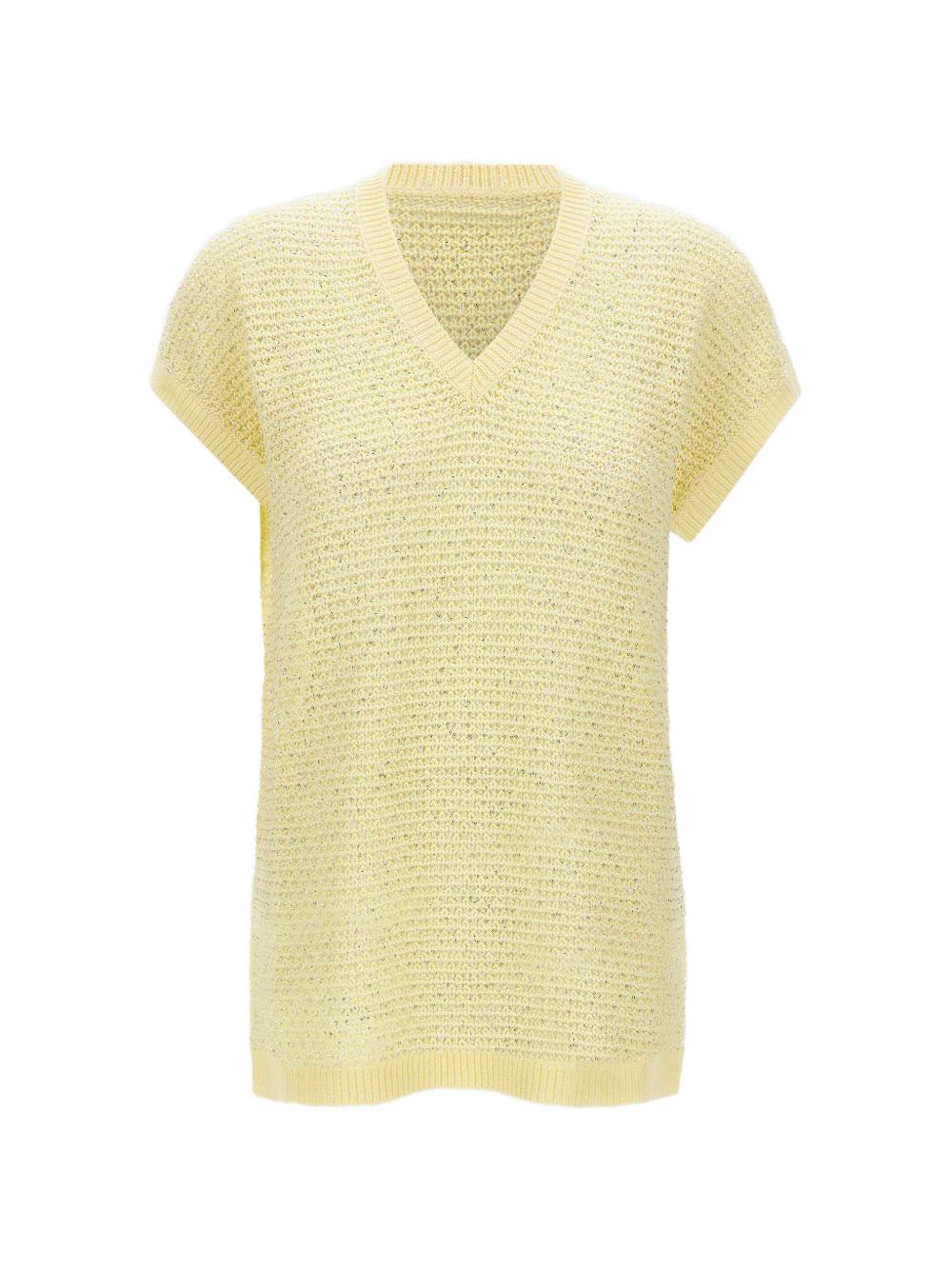 Maglia con scollo a V 