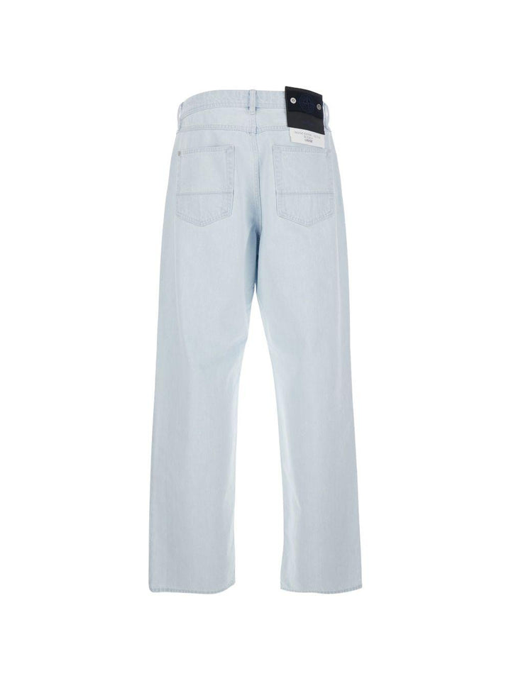 Jeans con tasche blu 