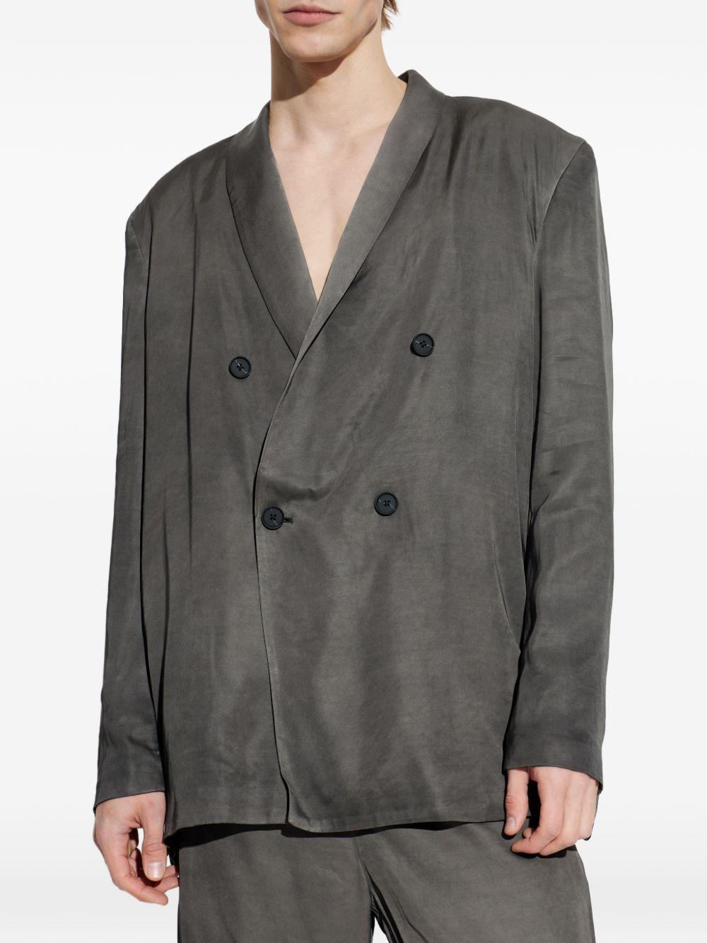 Blazer doppiopetto grigio 