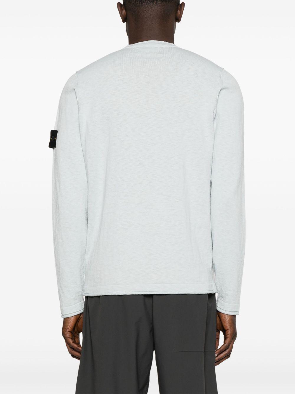 Maglione sky con applicazione 