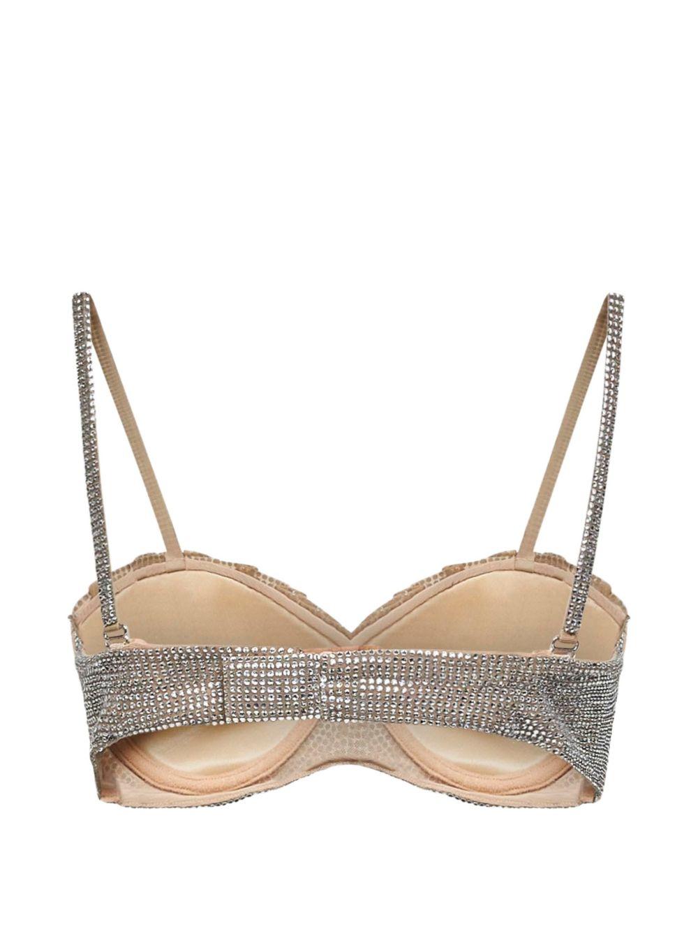 Reggiseno con cristalli 