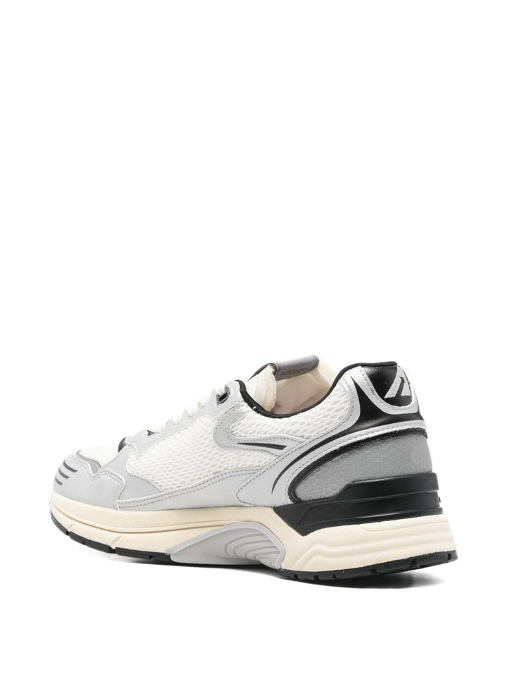 Sneakers Hiperway con logo silver/white/black 