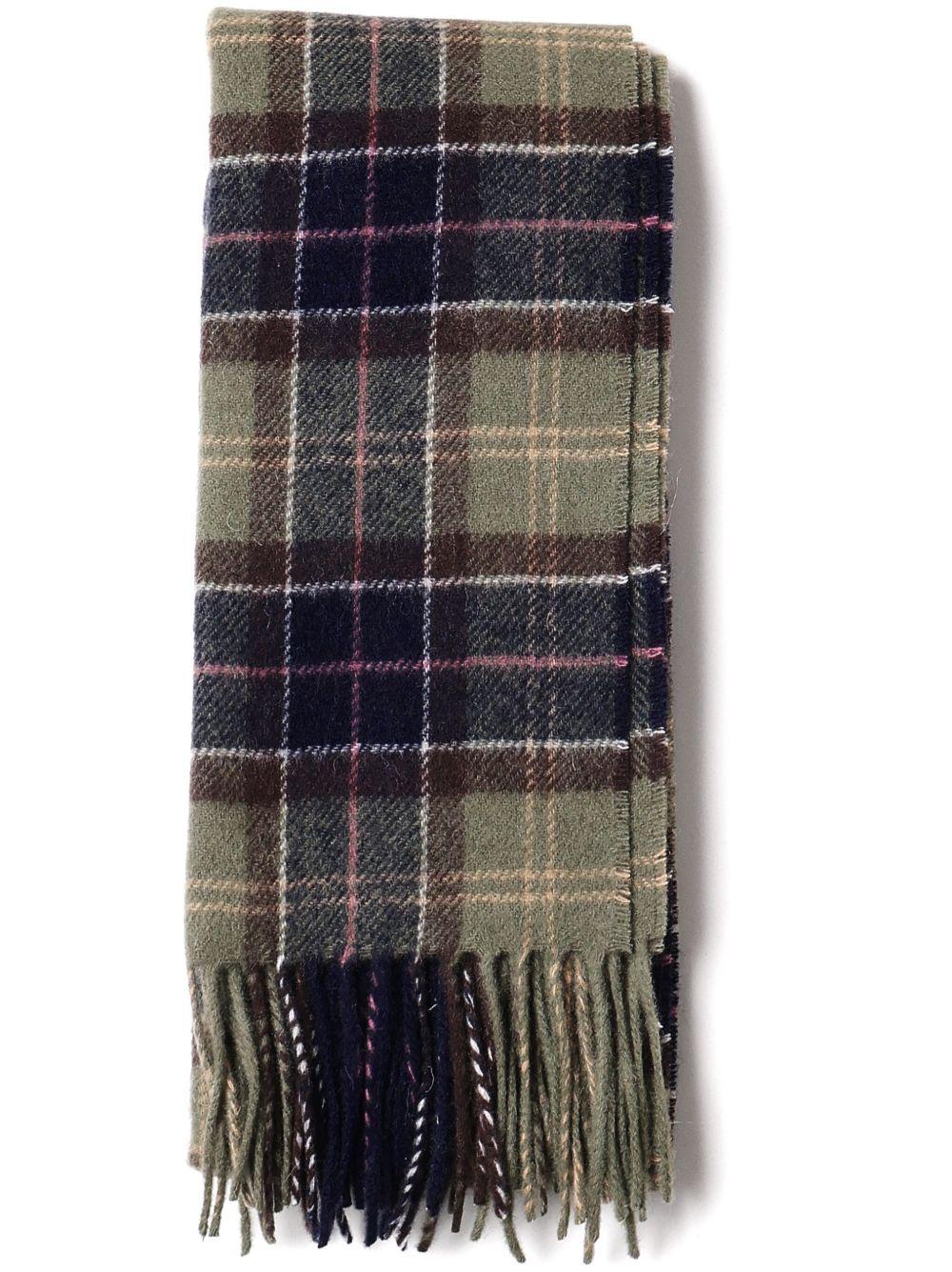 sciarpa tartan verde 