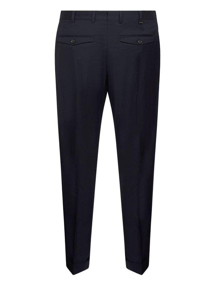 Pantaloni Rebel navy in twill 
