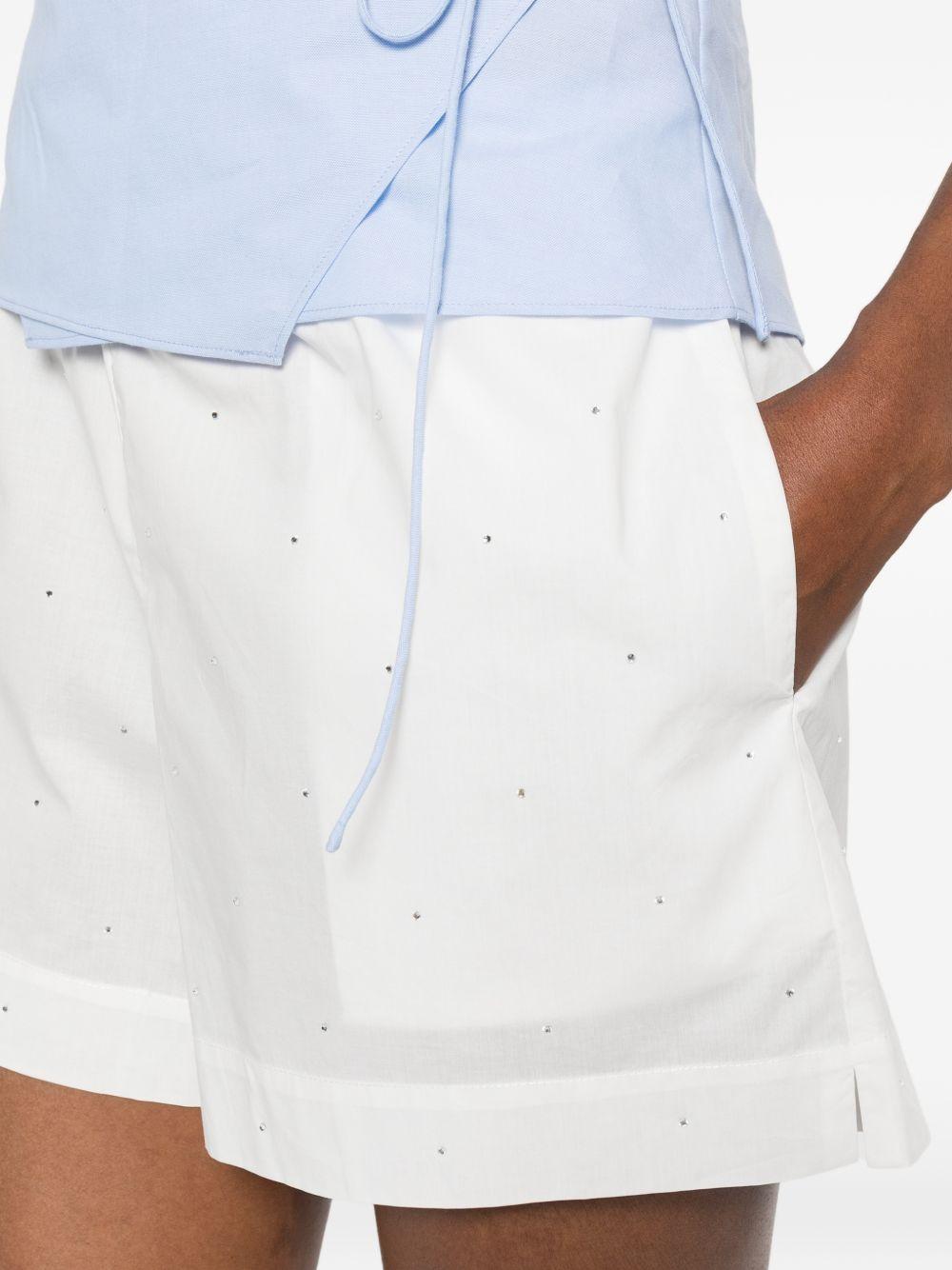 Shorts con strass 
