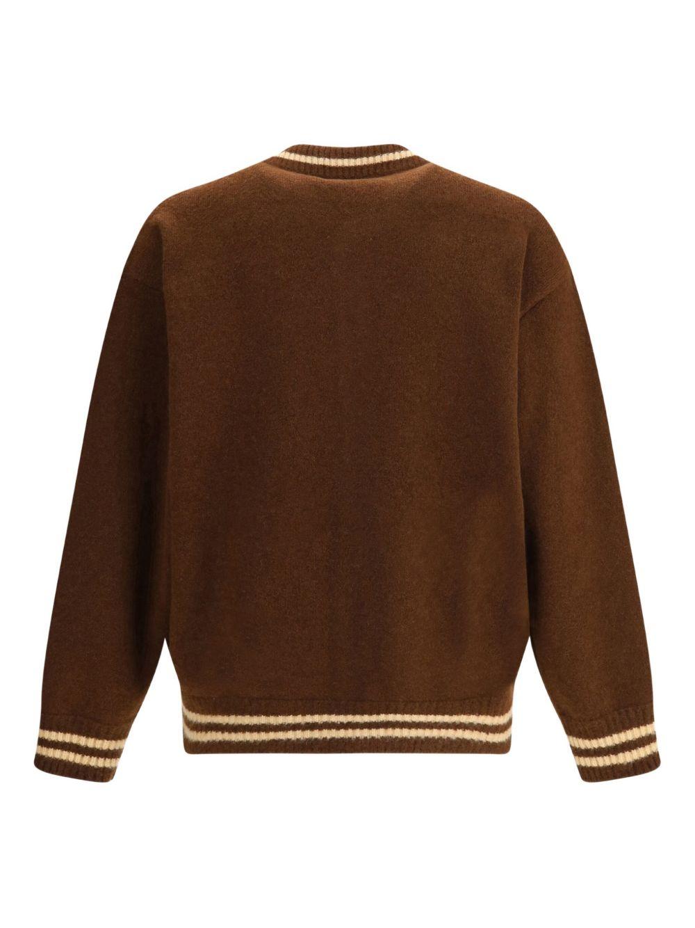 Bomber cioccolato in maglia 