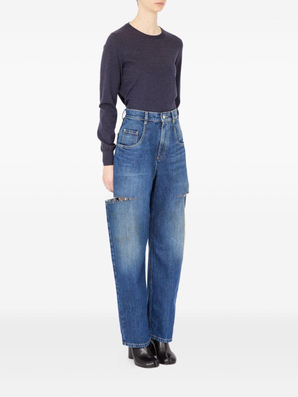 Jeans con dettaglio cut-out 