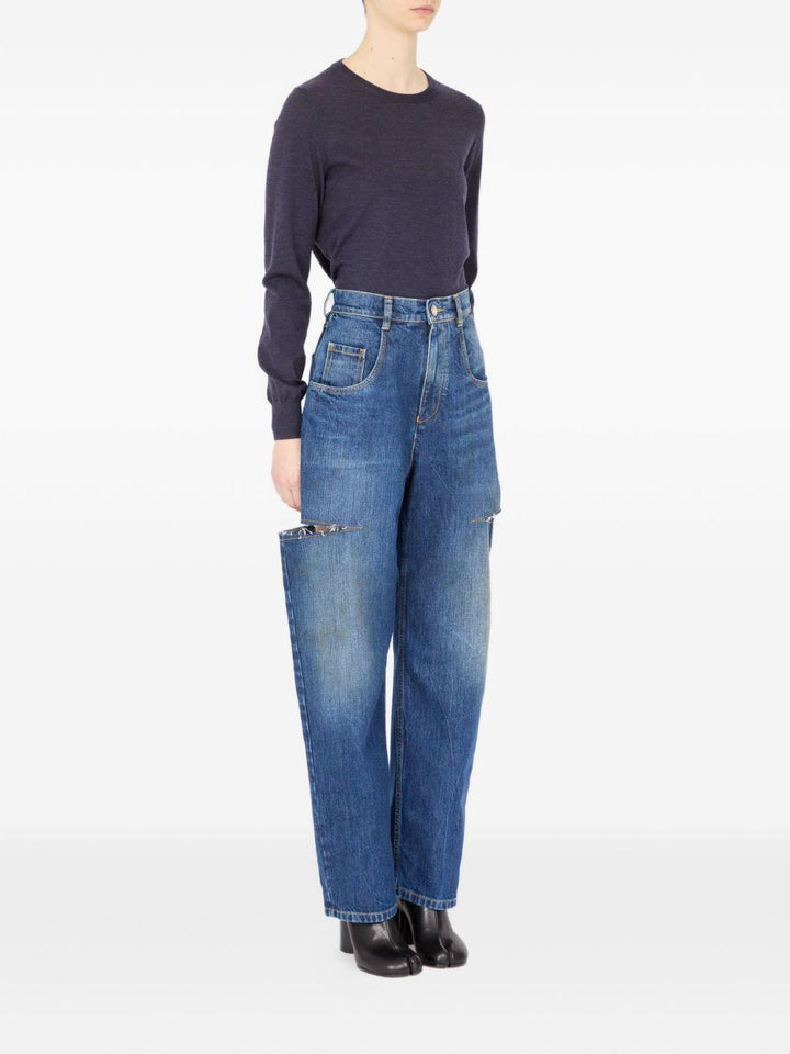 Jeans con dettaglio cut-out 