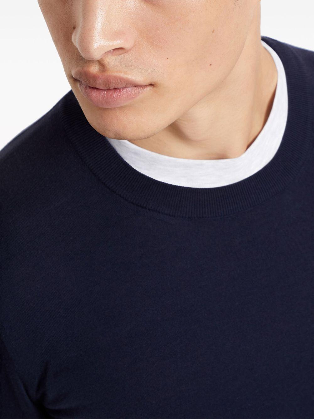 Maglione girocollo blu navy 