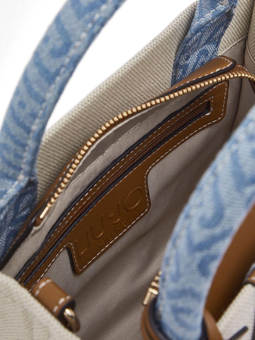 Borsa tote con manico superiore 