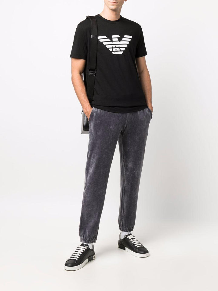 T-shirt nera manica corta 