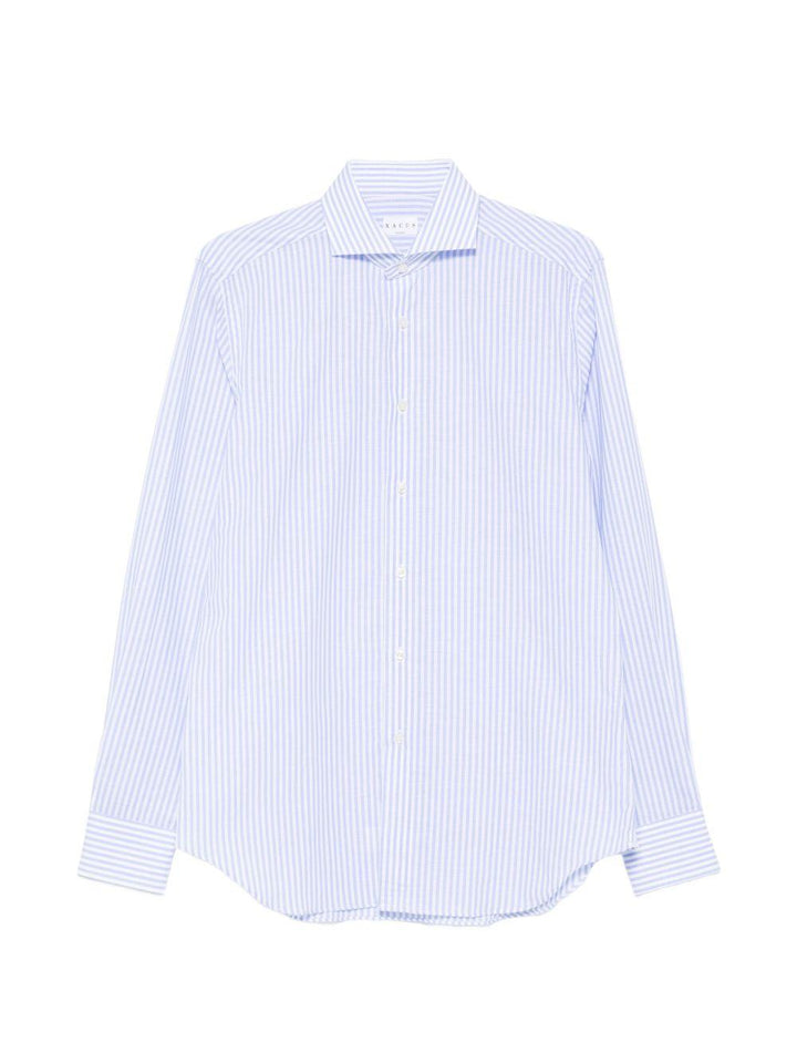 Camicia a righe bianco/azzurra 