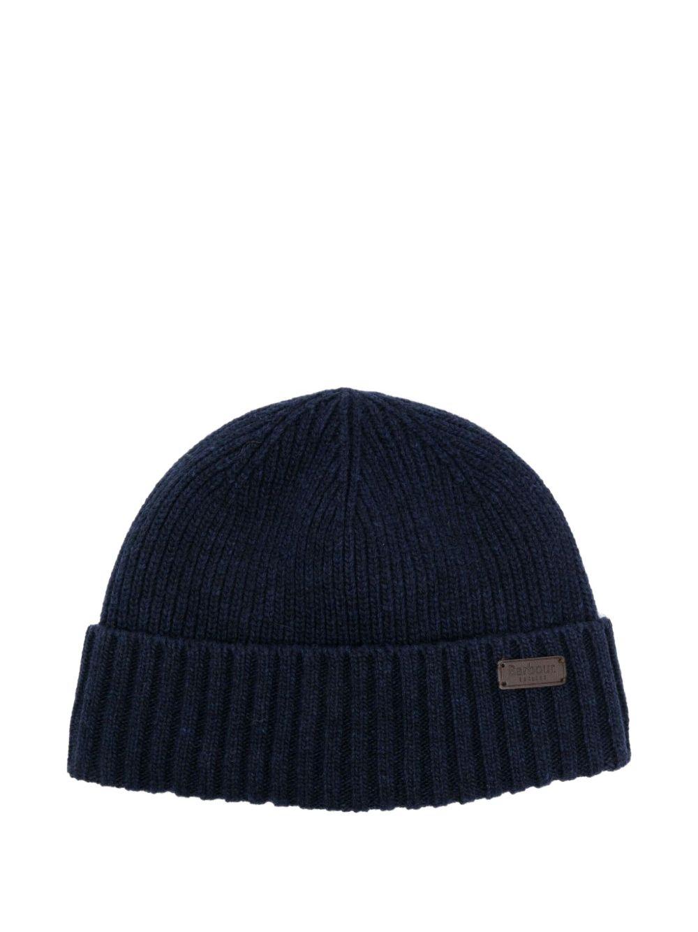Berretto navy con logo 