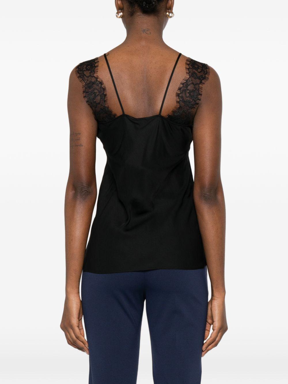 Blusa con scollo a V 