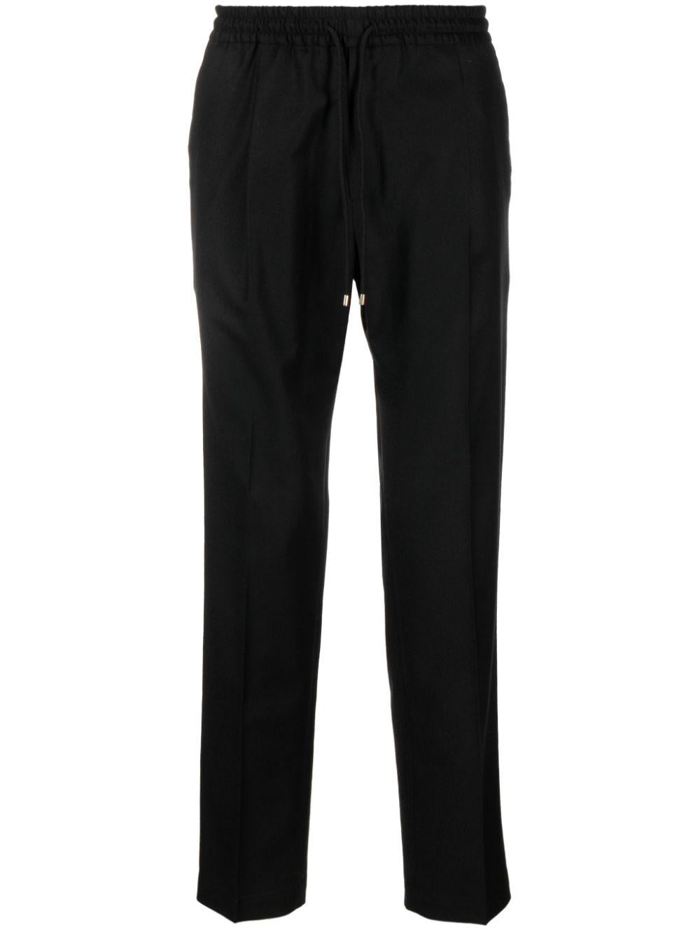 pantalone wimbledon nero in lana 