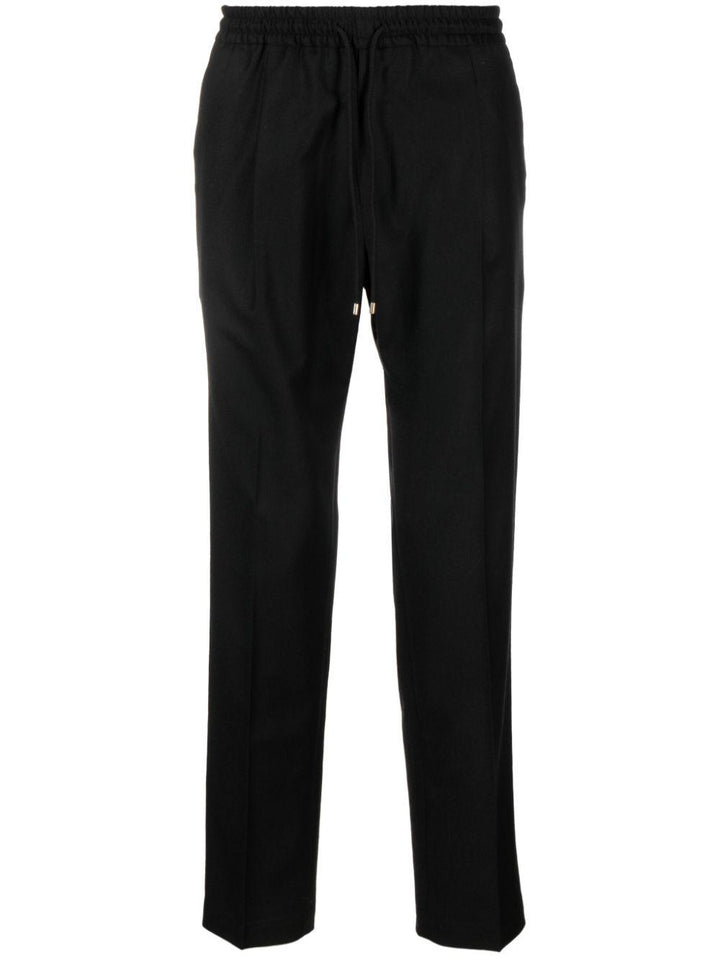 pantalone wimbledon nero in lana 