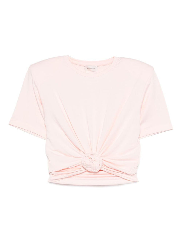 T-shirt con nodo 