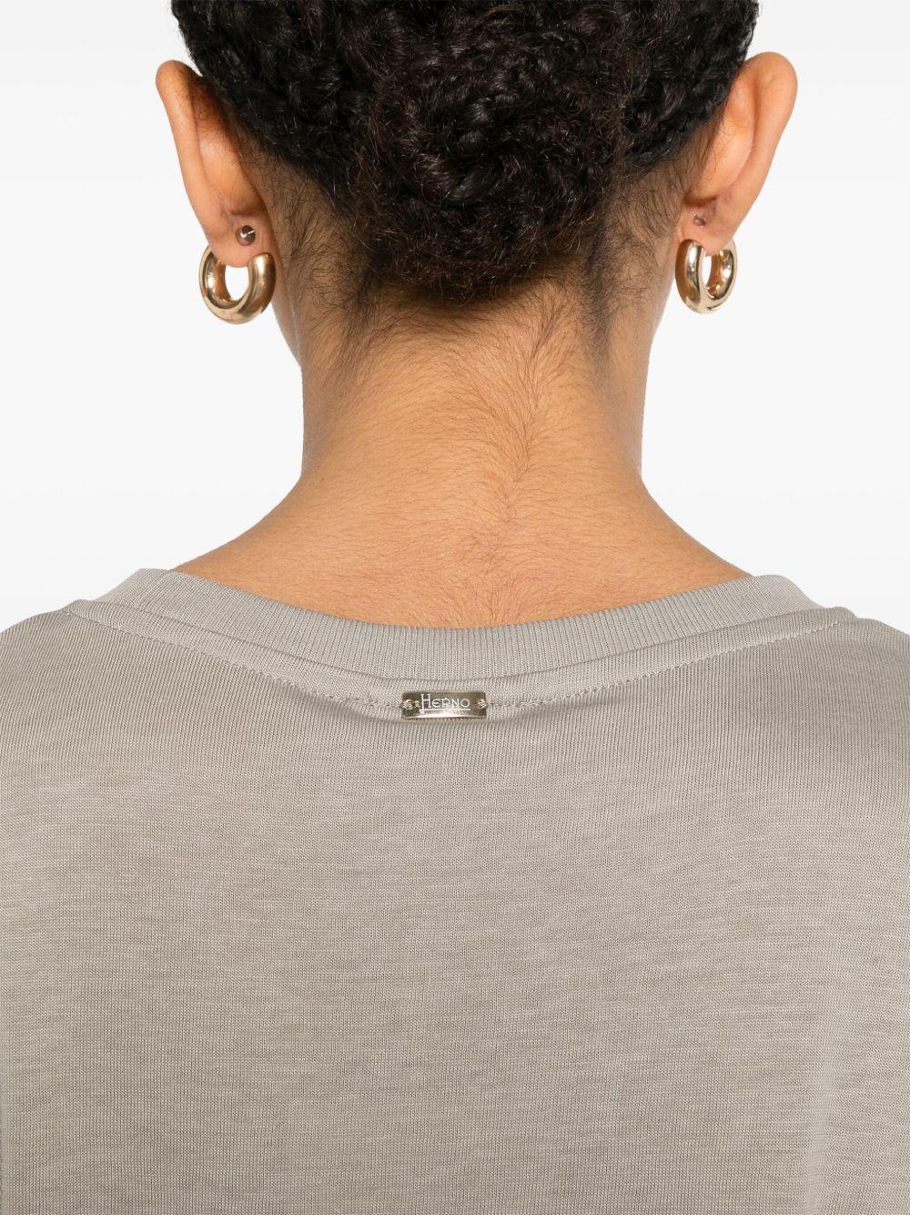 Maglia in filo a maniche corte 