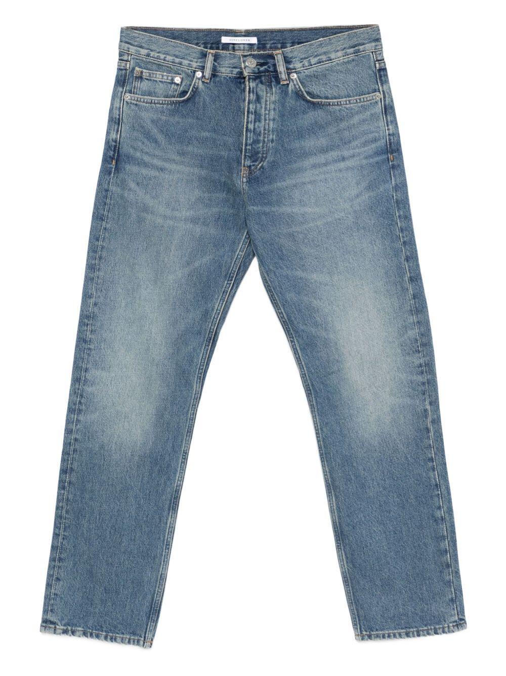 Jeans dritti blu scuro 