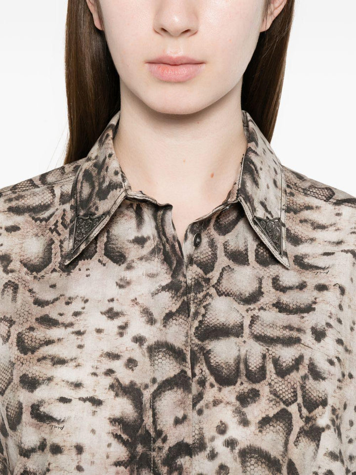 Camicia con stampa 