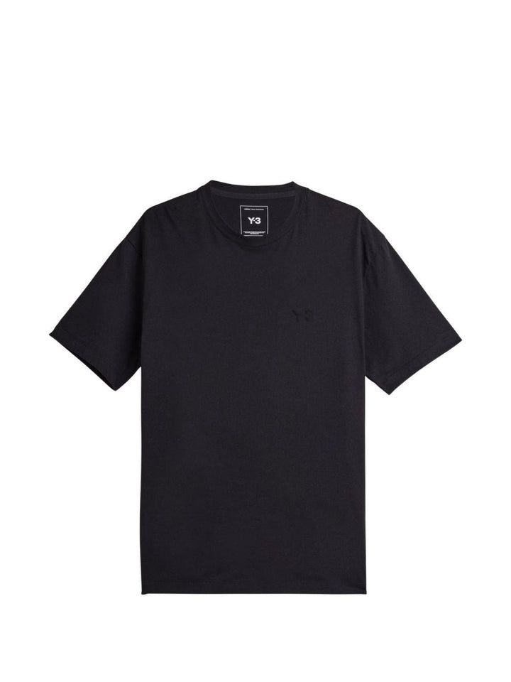 T-shirt nera con logo 