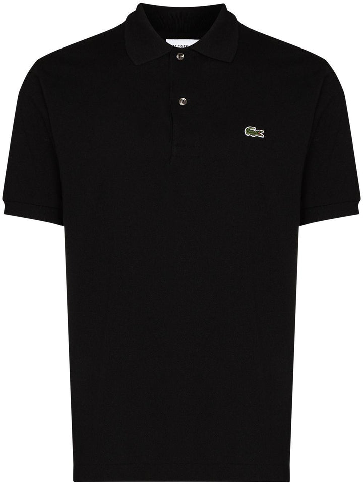 Polo nera regular fit 