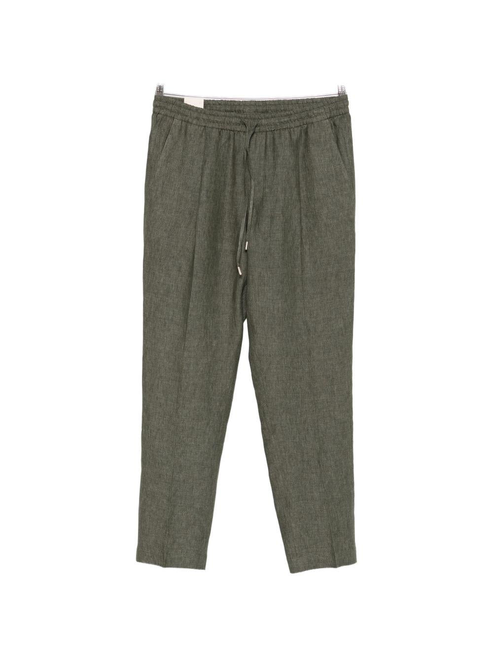 Pantaloni Wimbledons verde militare con coulisse 