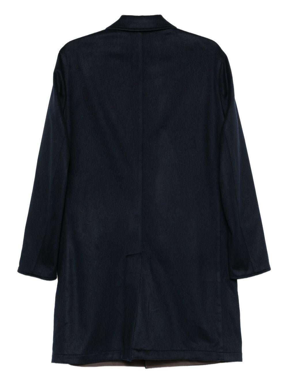 Cappotto blu reversibile 