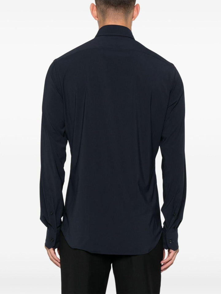 Camicia Active blu elasticizzata 