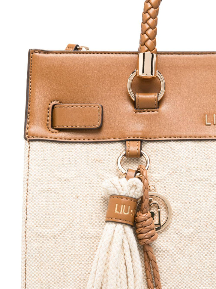 Borsa tote jacquard media 