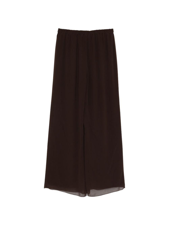 Pantaloni a palazzo in georgette 