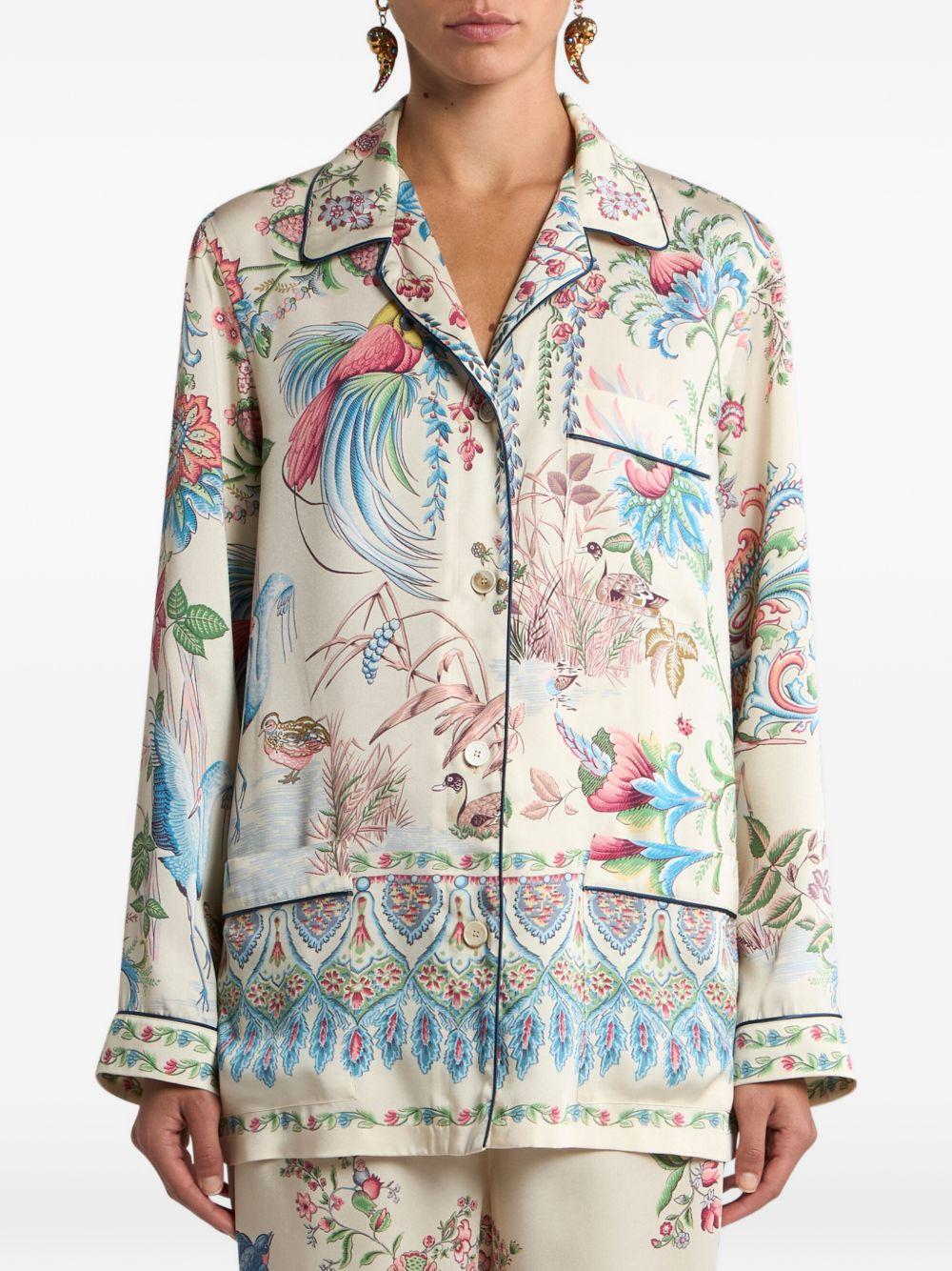 Camicia con stampa 