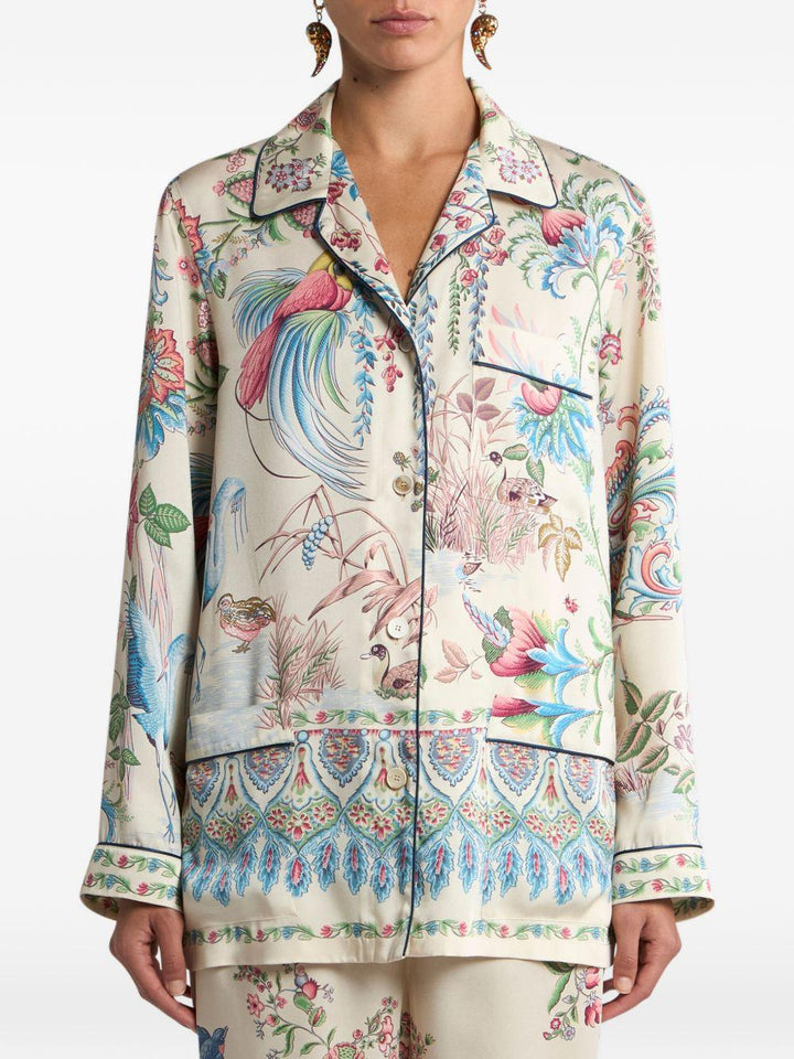 Camicia con stampa 