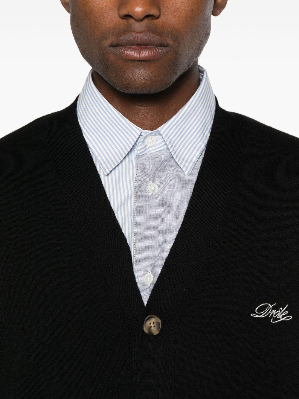 Le Cardigan Drôle nero 