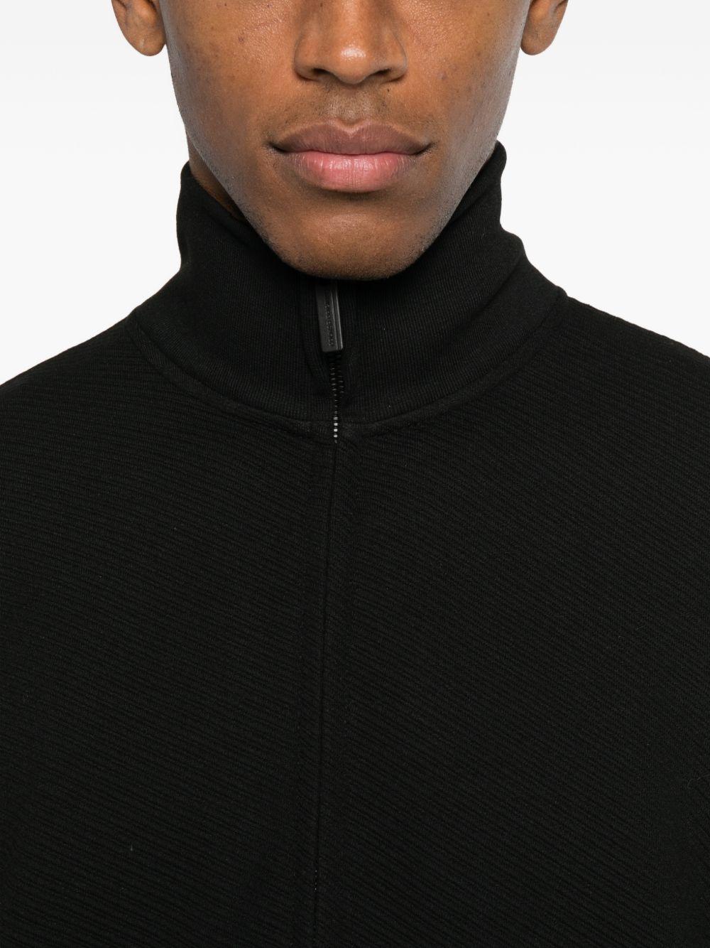 Maglione Colmar con zip nero 