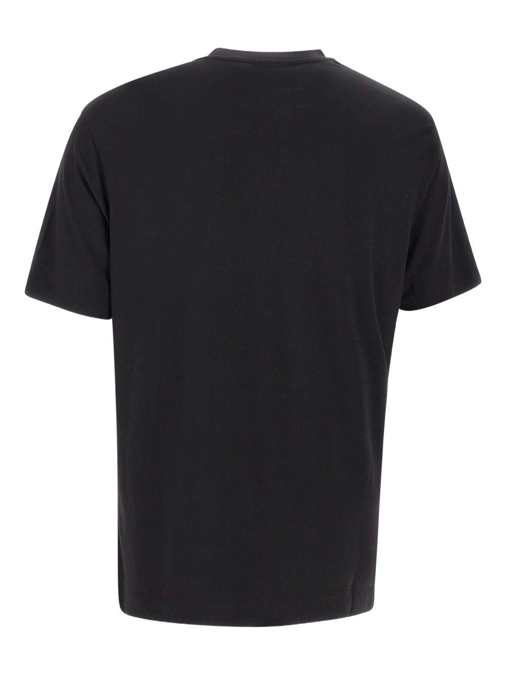 T-shirt nera con logo 