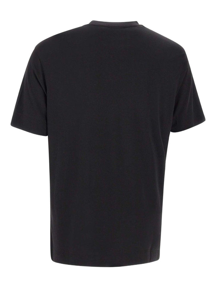 T-shirt nera con logo 