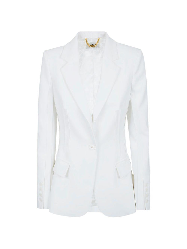 Blazer con bottone singolo 