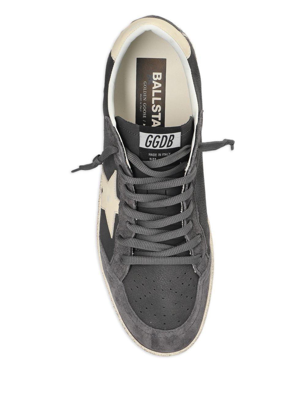 Sneaker antracite superstar nere con applicazioni 