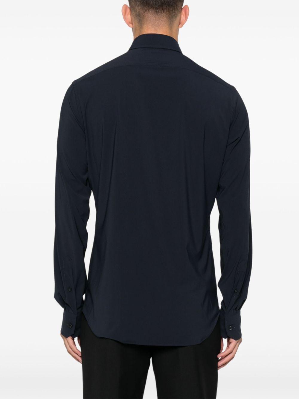 Camicia Active blu elasticizzata 