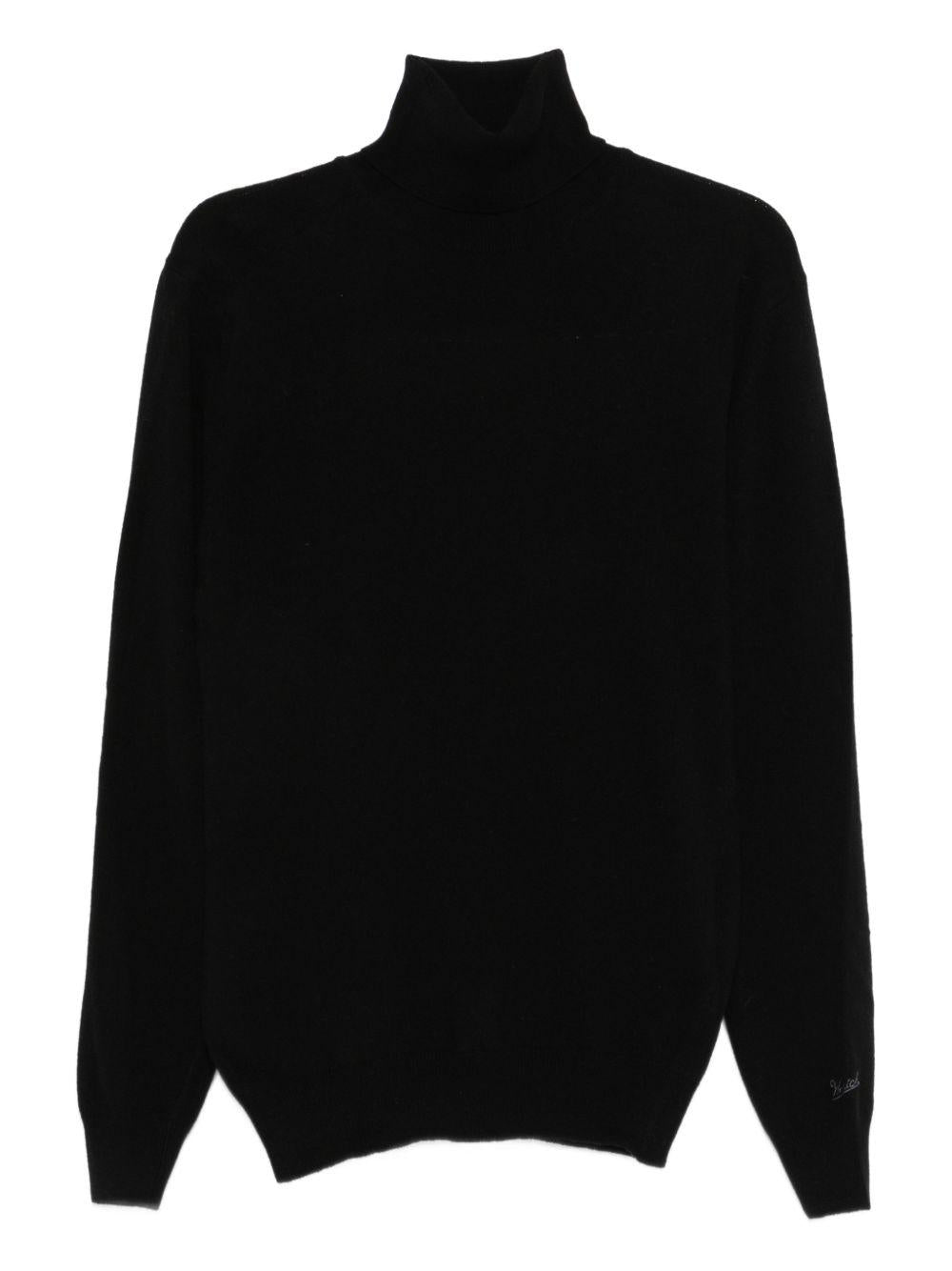 Maglione a collo alto nero 