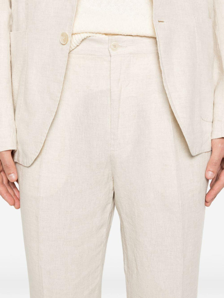 Blazer sabbia con tasche applicate 