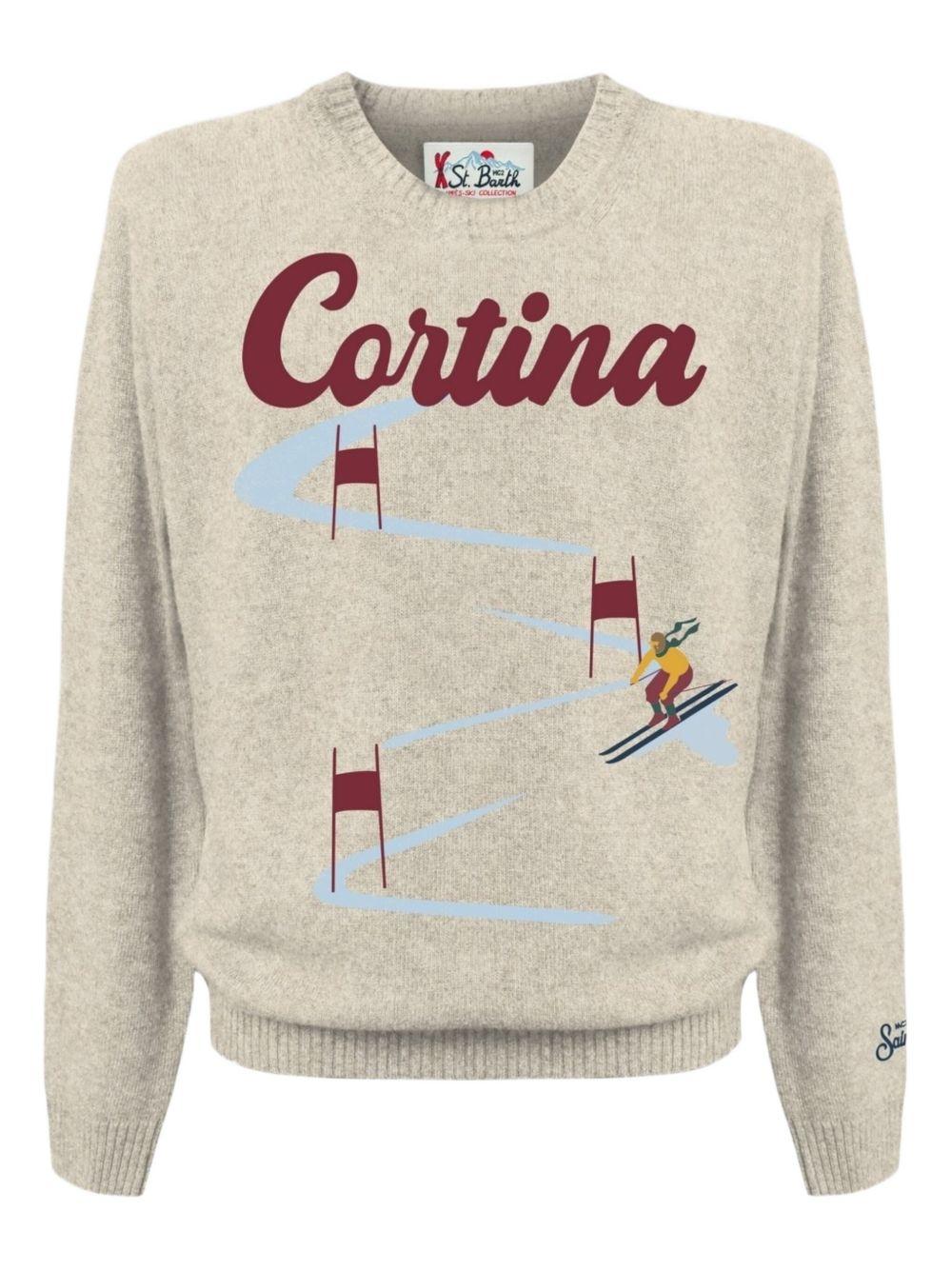 Maglione beige Cortina Ski Race 