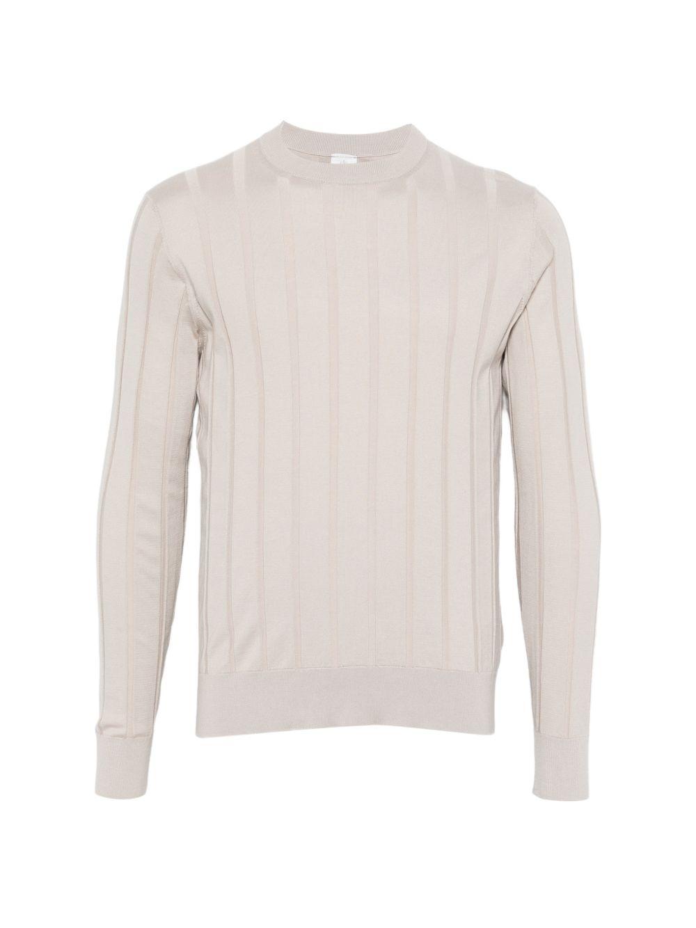 Maglia taupe a maniche lunghe 
