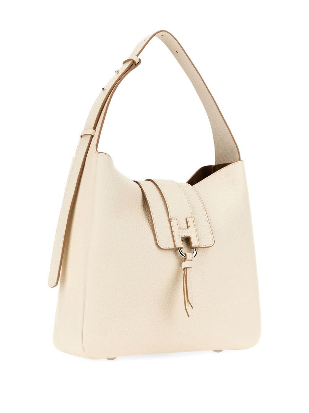 Borsa a spalla con fibbia H 