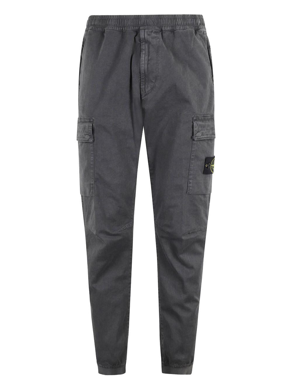 Cargo grigi con tasche 