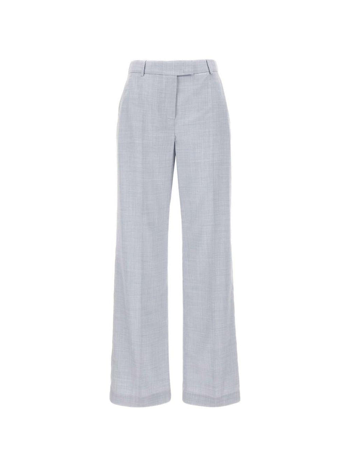 Pantaloni plissettati con tasche 