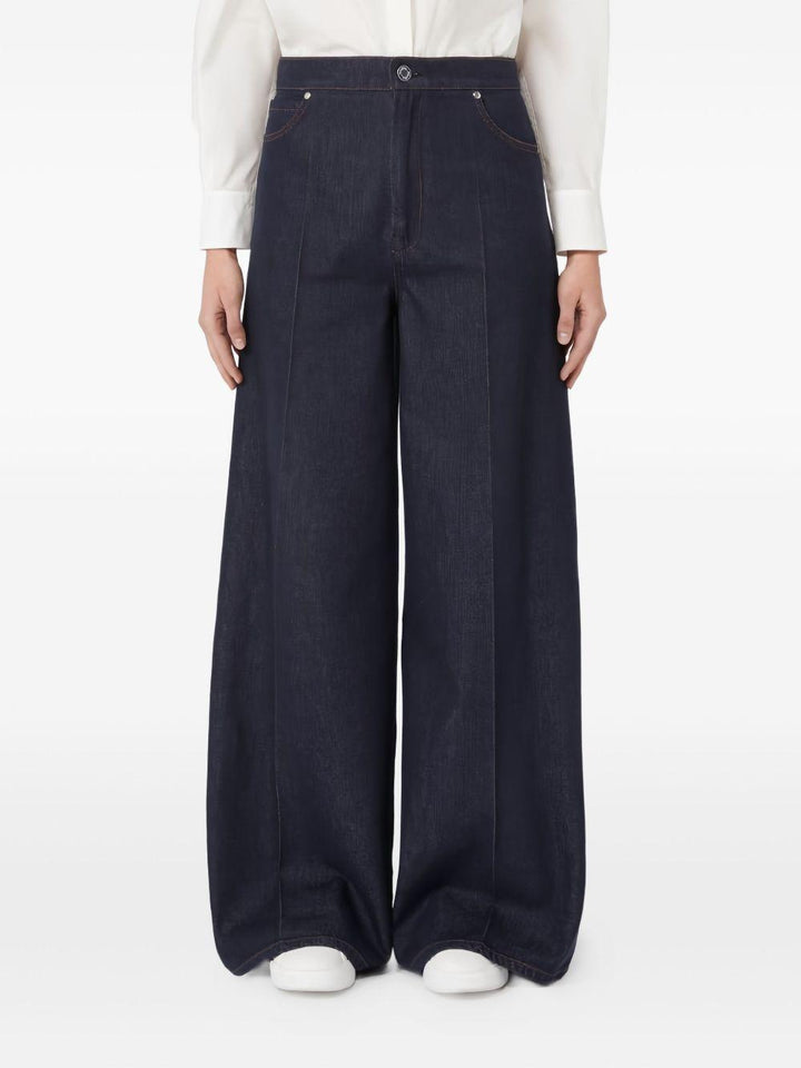 Jeans 5 tasche wide leg Carmine 